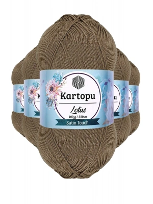 5 Adet Lotus Bikini Büstiyer Bluz Örgü İpi  K833 Vizon