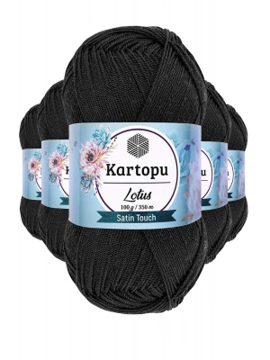 5 Adet Lotus Bikini Büstiyer Bluz Örgü İpi  K940 Siyah