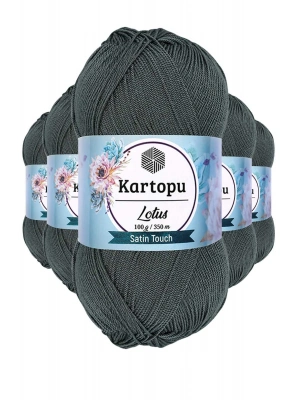 5 Adet Lotus Bikini Büstiyer Bluz Örgü İpi  K944 Füme