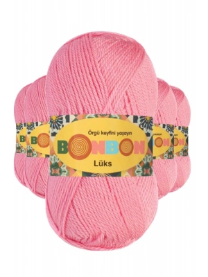 5 Adet Lüks Patik İpi Yünü Koyu Pembe 98298