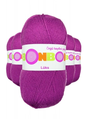 5 Adet Lüks Patik İpi Yünü Koyu Pembe 98675