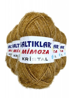 5 Adet Mimoza Kristal Işıltılı Şal Patik Yelek İpi 54