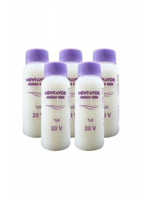 5 Adet Oksidan Krem Saç Boya Sıvısı 6lık 20 volüme 60 ml