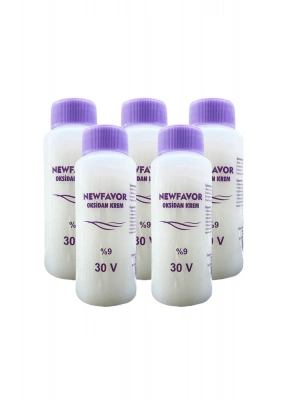 5 Adet Oksidan Krem Saç Boya Sıvısı 9luk 30 volüme 60 ml