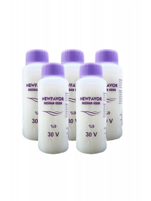 5 Adet Oksidan Krem Saç Boya Sıvısı 9luk 30 volüme 60 ml