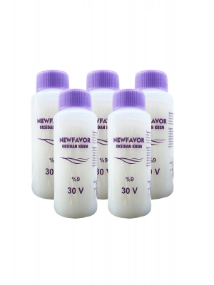 5 Adet Oksidan Krem Saç Boya Sıvısı 9luk 30 volüme 60 ml