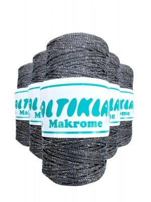 5 Adet Polyester Simli Makrome İpi S-420