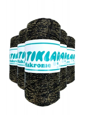 5 Adet Polyester Simli Makrome İpi S-S-60