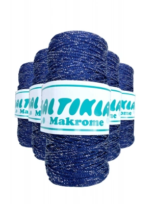 5 Adet Polyester Simli Makrome İpi SG-370