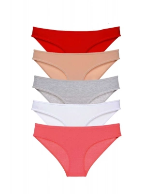 5 adet Süper Eko Set Likralı Kadın Slip Külot 525