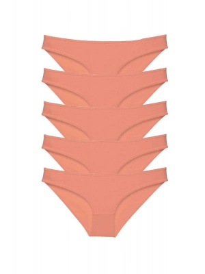 5 adet Süper Eko Set Likralı Kadın Slip Külot Pudra