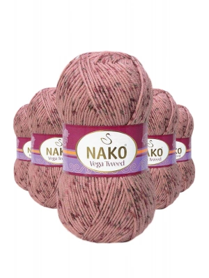 5 Adet Vega Tweed Premium Akrilik El Örgü İpi Yünü No: 31760