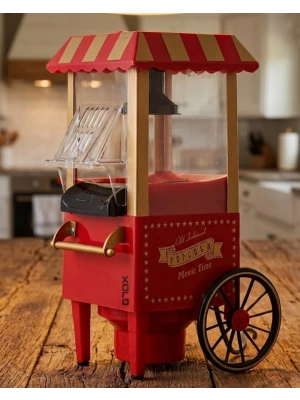 ® 5 Dakikada Popcorn Hazırlayan Yağsız Patlatma Makinesi