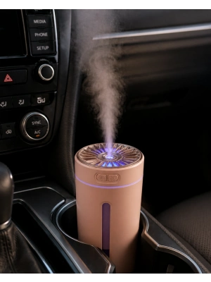 5 Esans Hediyeli RGB Işıklı Şarjlı Hava Nemlendirici Aroma Difüzörü