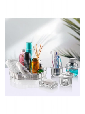 5 Parça Banyo Seti Beyaz