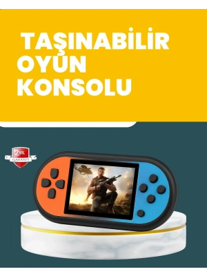 520 Oyunlu Mini Oyun Konsolu HD LCD Ekranlı