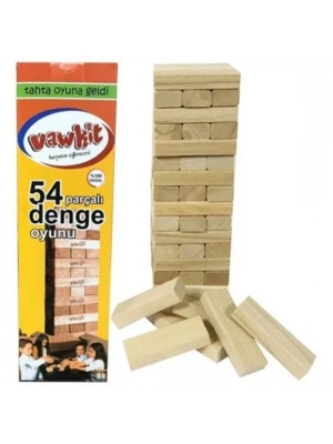 54LU DENGE OYUNU(JENGA)