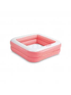 57100 Intex Şişme Taban Mini Kare Havuz 86x86x25 cm