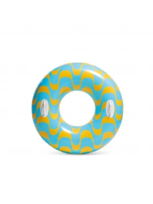 59256 Tutamaçlı Girdap Halkaları Desenli Simit 91 cm