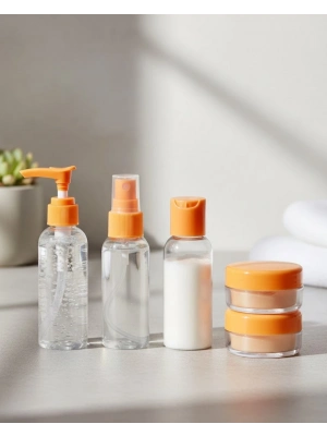 5Lİ SEYAHAT ŞİŞESİ TURUNCU