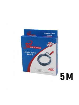 Deniz El Aletleri ( 5mt ) ( Susta ) ( Spiral Esnek Yay ) Lavabo & Gider Boru Açar*48