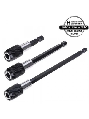 6 10 15 cm 3 lü Bits Uzatma Adaptörü