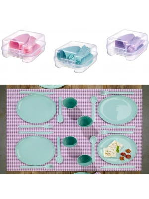 6 Kişilik Çantalı Piknik Seti