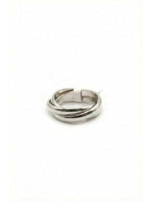 6lı Çelik Alyans Yüzük - Gümüş