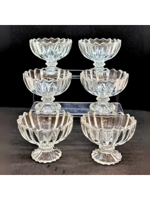 6lı Kristal Çerezlik Seti