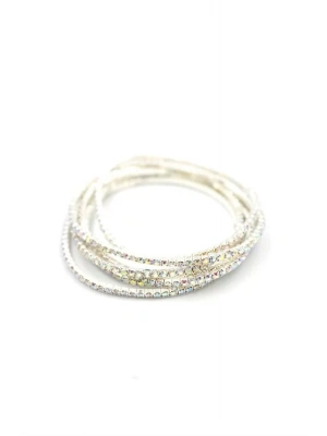 6lı Lastikli Bileklik - ÇOK RENKLİ