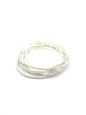 6lı Lastikli Bileklik - ÇOK RENKLİ