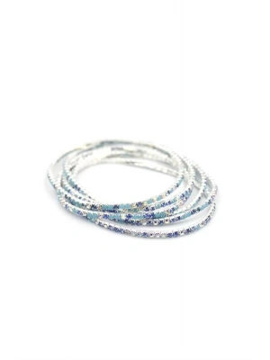 6lı Lastikli Bileklik - Mavi