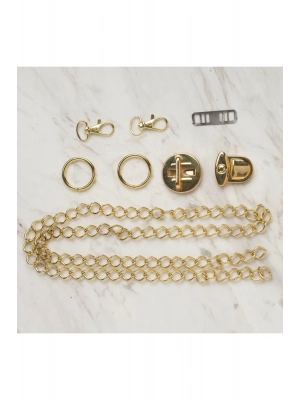 Bfs Çanta Aksesuar Seti Altın