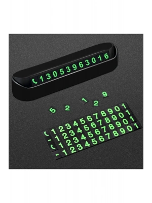 Bfs Pratik Fosforlu Telefon Numarası Yamzak İçin Araç İçi Oto Numaratör Numaralık