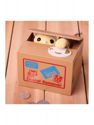 Hırsız Para Çalan Kedi Kumbara