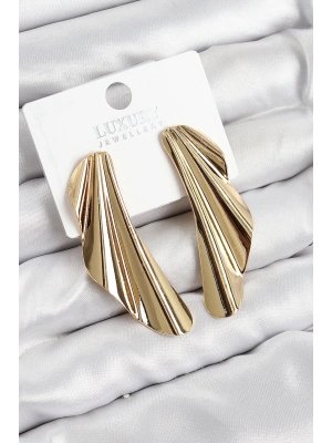 Bfs Pirinç Tül Model Gold Renk Kadın Küpe