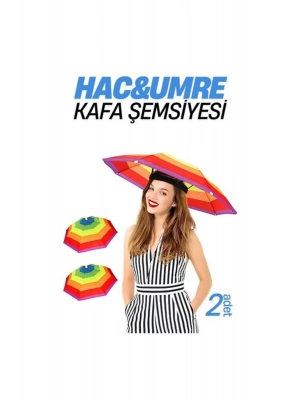 BFS Hac Umre Kafa Şemsiyesi Güneş Koruma Şemsiyesi 2 adet