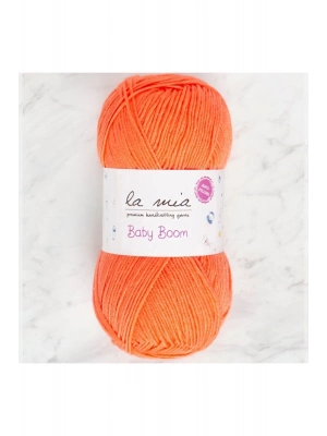 La Mia Baby Boom Neon Turuncu El Örgü İpi - 1212 - 34109