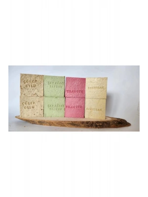 Bfs Doğal Üretim Sabunu Karışık (Çörekotu-Çay Ağacı-Yılan Otu-Sarımsak) 8Li Set