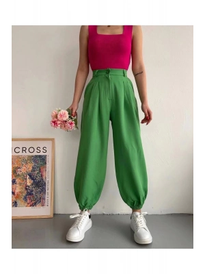 Şalvar pantolon yeşil s23202