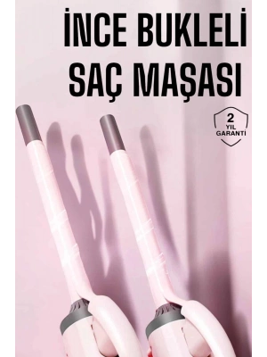 Saç Maşası 10Mm İnce Bukle Taşınabilir Saç Kıvırma Çubuğu