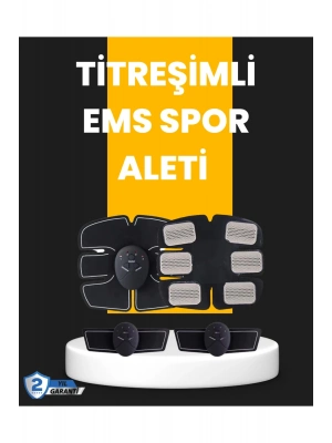 Titreşimli Ems Spor Ve Fitness Cihazı Karın Kası Kol Bacak 2025 Model