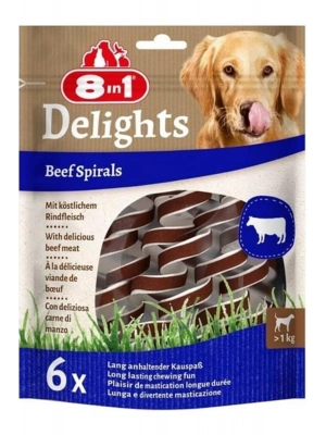 Smart Delights Beef Spirals Biftekli Burgu Köpek Ödülü 6lı