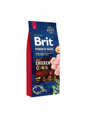 Brit Premium Nature Büyük Irk Tavuklu Yetişkin Köpek Maması 15 Kg