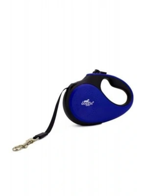 Doggie Soft Otomatik Köpek Uzatma Tasması Small Royal Mavi 15 Kg 5 Mt
