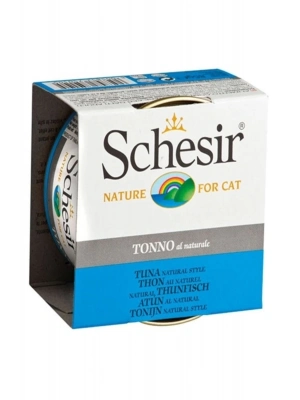 Schesir Ton Balıklı Naturel Konserve Kedi Maması 85 Gr