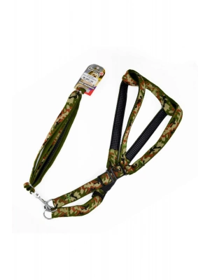 Euro Dog Uzatmalı Göğüs Tasması Kamuflaj Desenli Xlarge