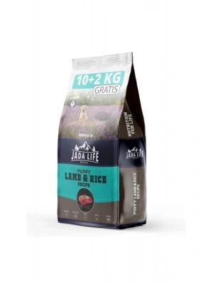 Jada Life Puppy Kuzu Ve Pirinçli Yavru Köpek Maması 10 Kg + 2 Kg Hediyeli