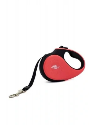 Doggie Soft Otomatik Köpek Uzatma Tasması Large Pembe 50 Kg 5 Mt