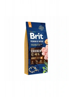 Brit Premium By Nature Adult Orta Irk Tavuklu Yetişkin Köpek Maması 15 Kg